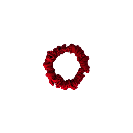 Scrunchie Mini czerwone wino