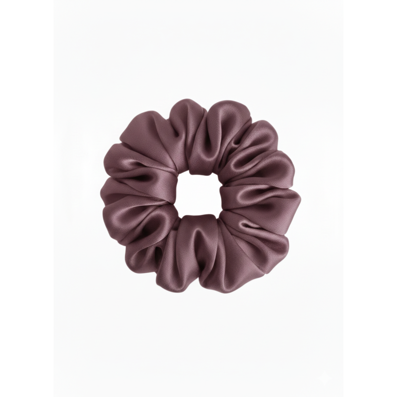 scrunchie pudrowy róż