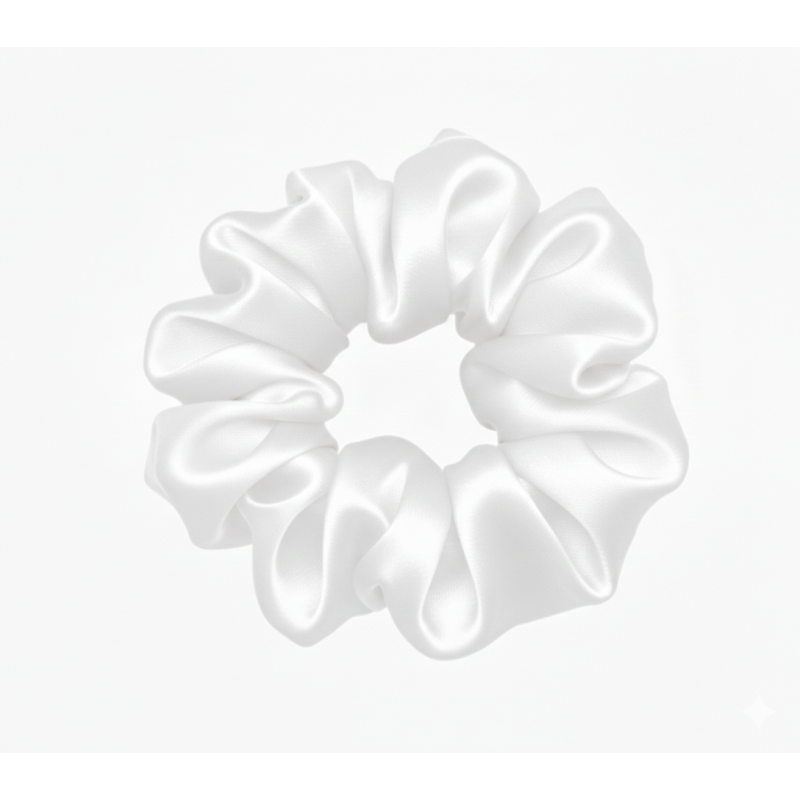 Scrunchie Biała