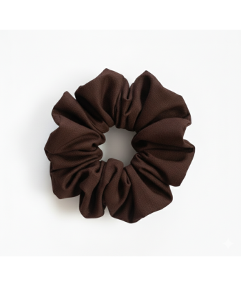 Scrunchie Bawełniana czekoladowa
